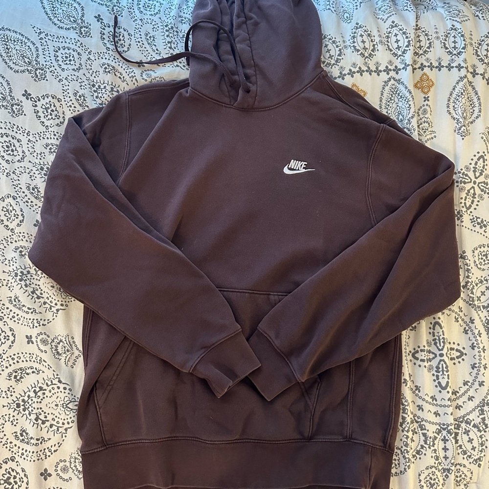 Nike Men's Dark Brown Hoodie